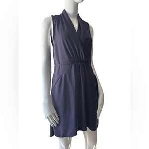 Aritzia Blue  Wrap Midi Dress